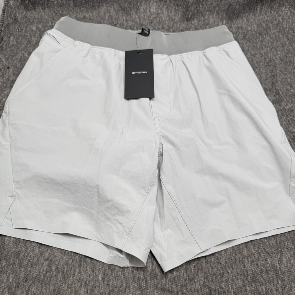 Ten Thousand Set Short TTSH005V2 Mens Size Small Gray NWT Lined 6.5 Inch Shorts